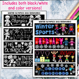 Winter Olympics 2026 Cut n' Color Bookmarks