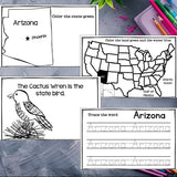 Arizona Mini Book for Early Readers - A State Study