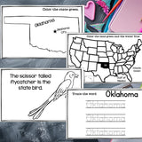 Oklahoma Mini Book for Early Readers - A State Study