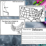 Delaware Mini Book for Early Readers - A State Study