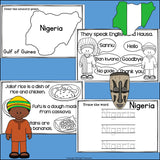 Nigeria Mini Book for Early Readers - A Country Study