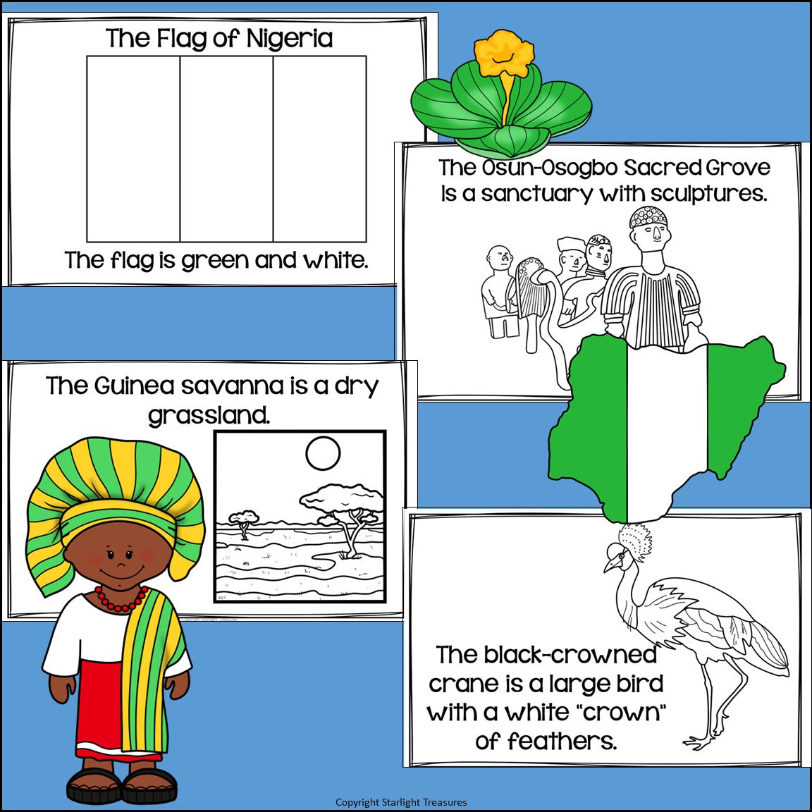 Nigeria Mini Book for Early Readers - A Country Study