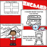 England Mini Book for Early Readers - A Country Study