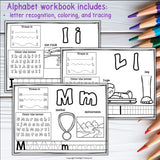 Alphabet Workbook: Worksheets A-Z Winter Olympics 2026
