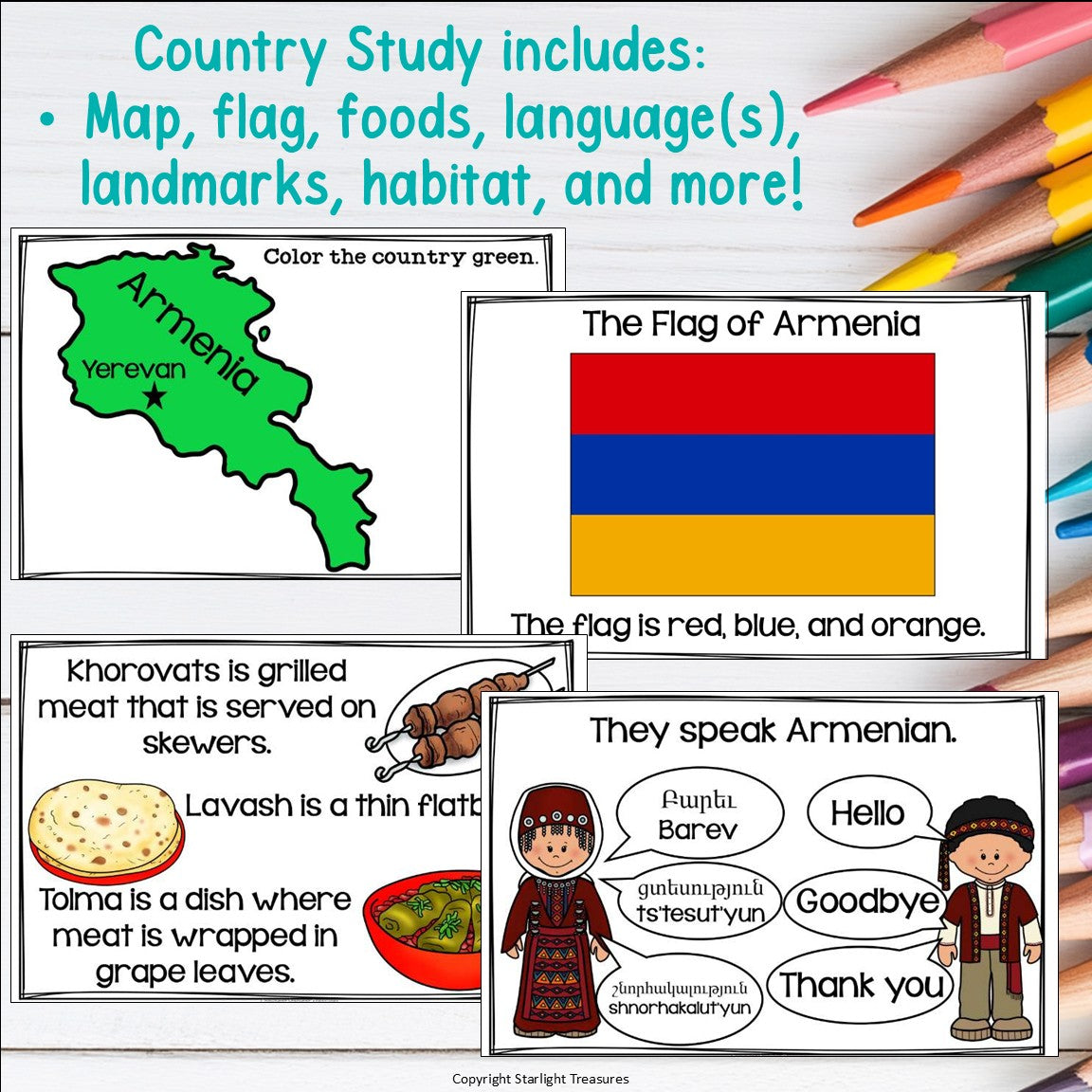 Armenia Mini Book for Early Readers - A Country Study