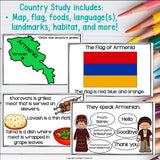 Armenia Mini Book for Early Readers - A Country Study