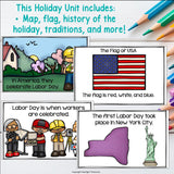 Labor Day Mini Book for Early Readers