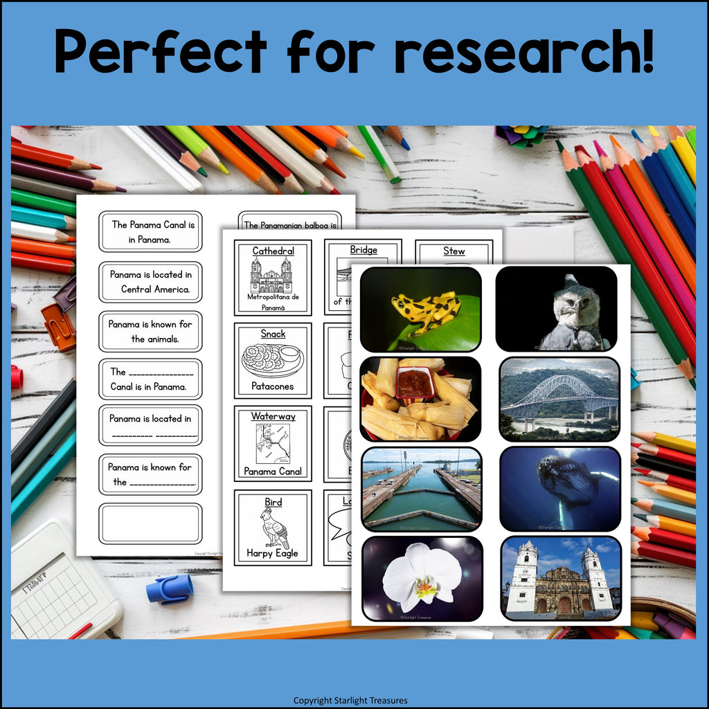 Panama Lapbook for Early Learners - A Country Study