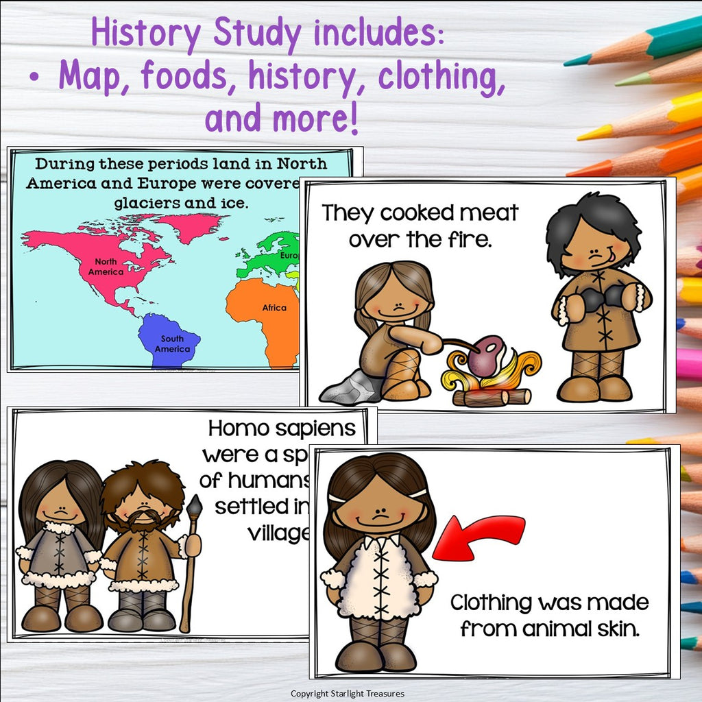 Ice Age Mini Book for Early Readers