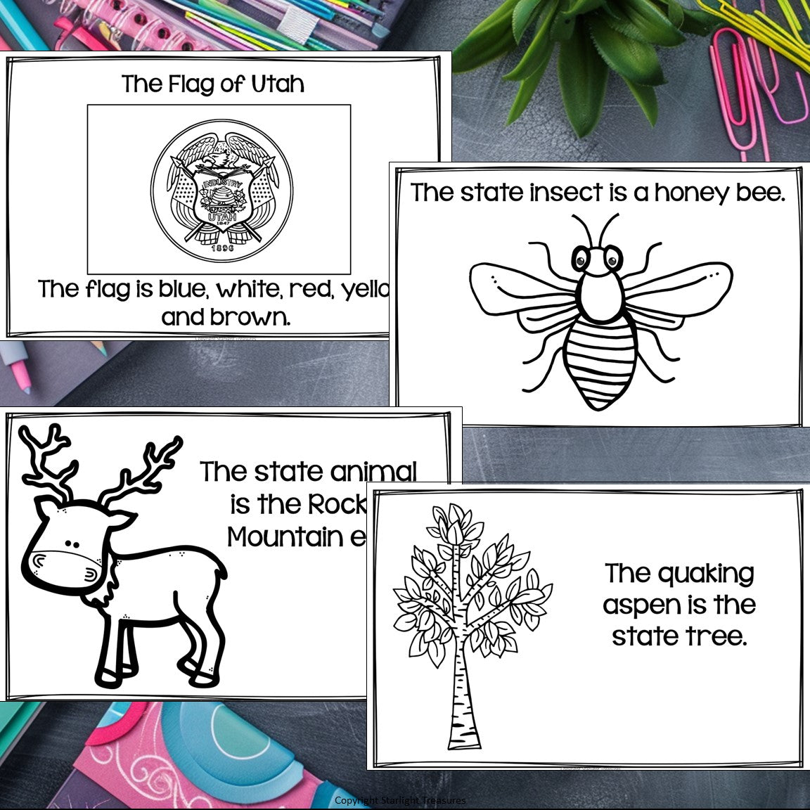 Utah Mini Book for Early Readers - A State Study