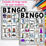 Winter Bingo Cards for Early Readers - Winter Bingo FREEBIE