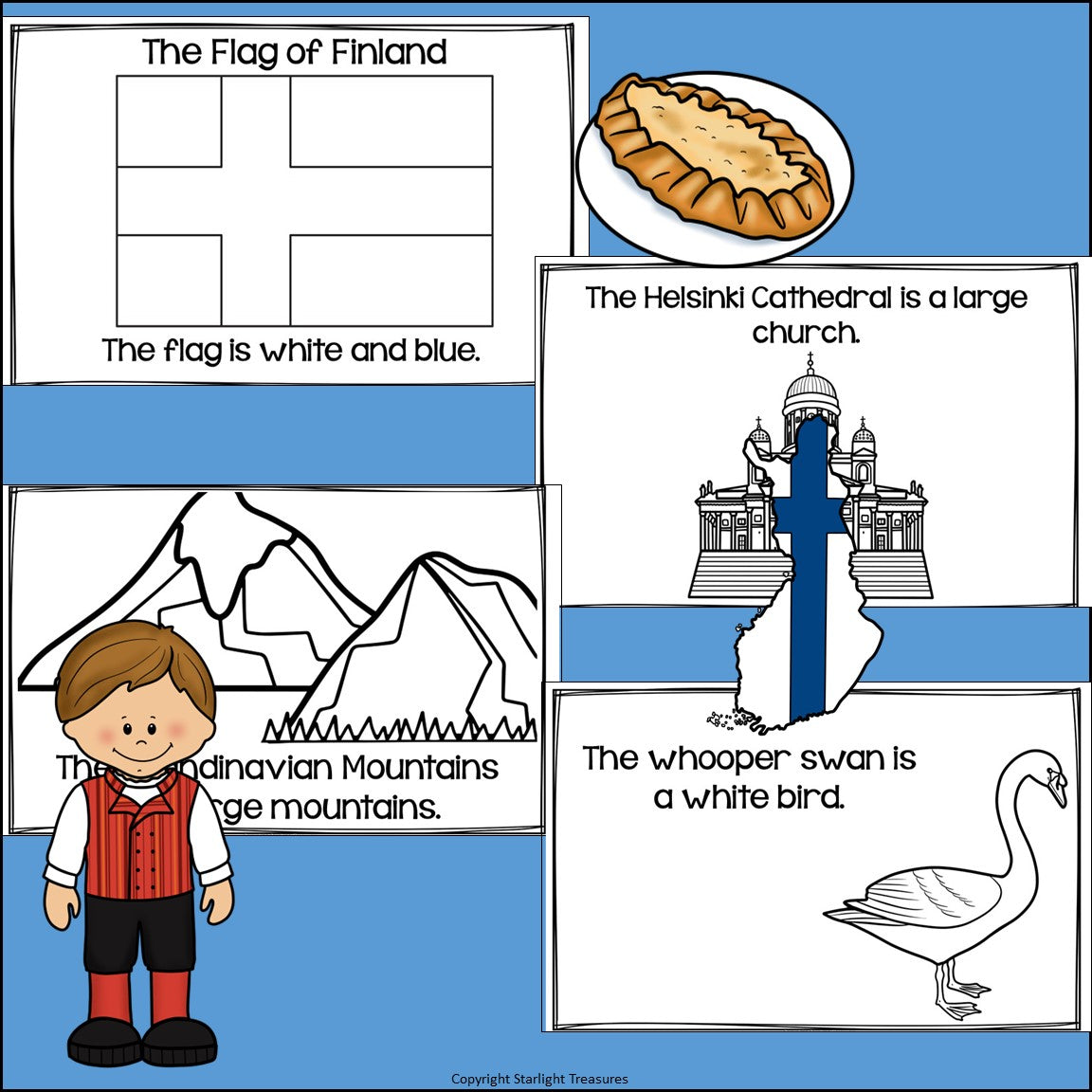 Finland Mini Book for Early Readers - A Country Study
