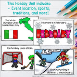 Winter Games 2026 Mini Book for Early Readers