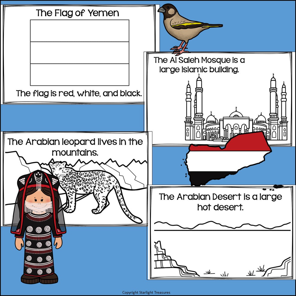 Yemen Mini Book for Early Readers - A Country Study