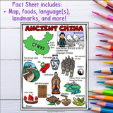 Ancient China Fact Sheet: Ancient Civilizations