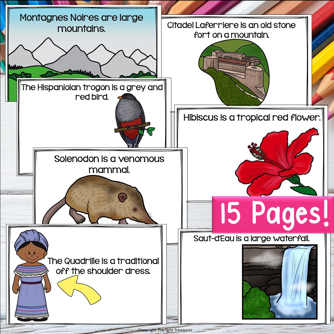 Haiti Mini Book for Early Readers - A Country Study