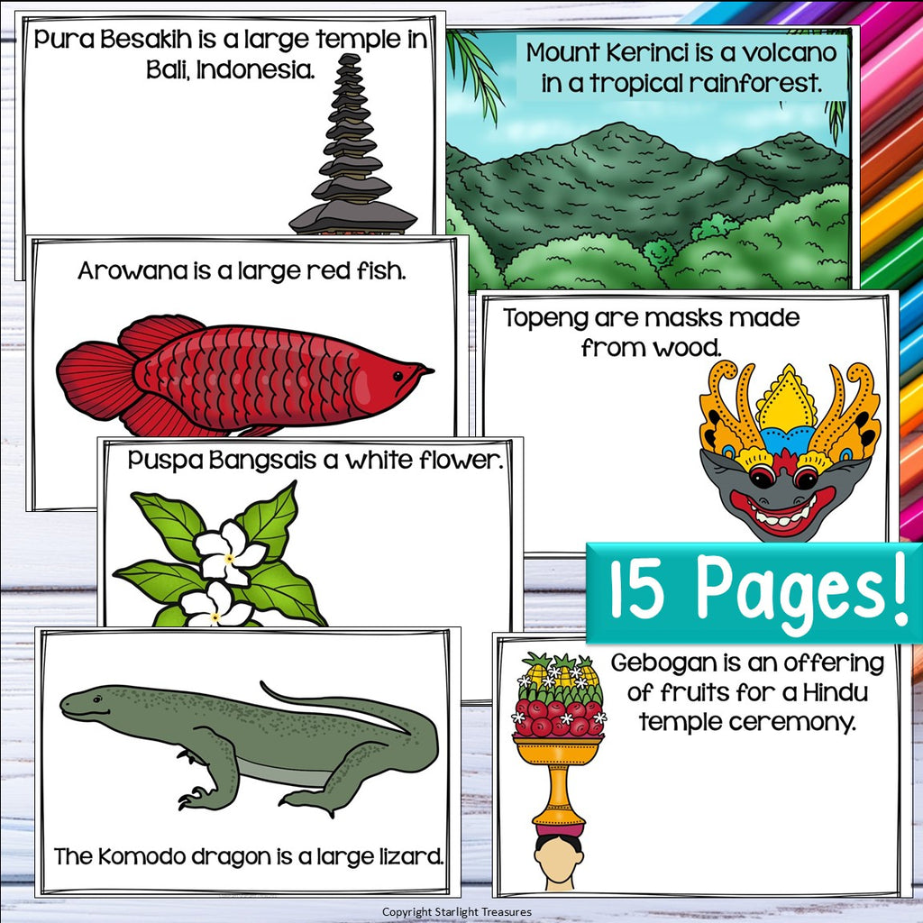 Indonesia Mini Book for Early Readers - A Country Study, Indonesia Country Study