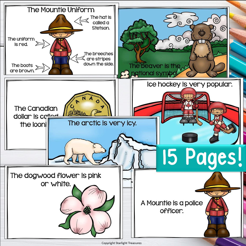 Canada Mini Book for Early Readers - A Country Study