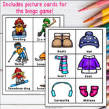 Winter Bingo Cards for Early Readers - Winter Bingo FREEBIE