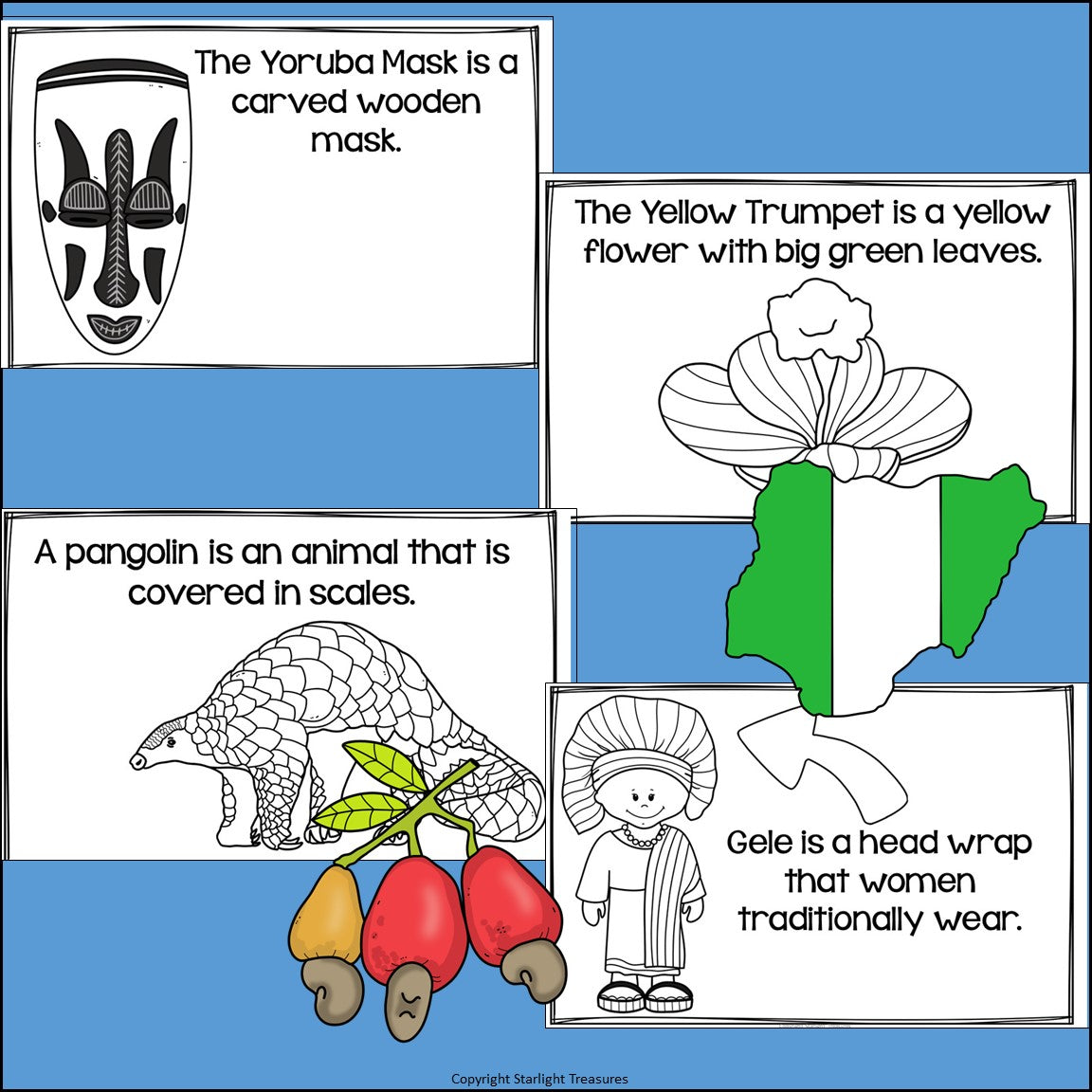 Nigeria Mini Book for Early Readers - A Country Study