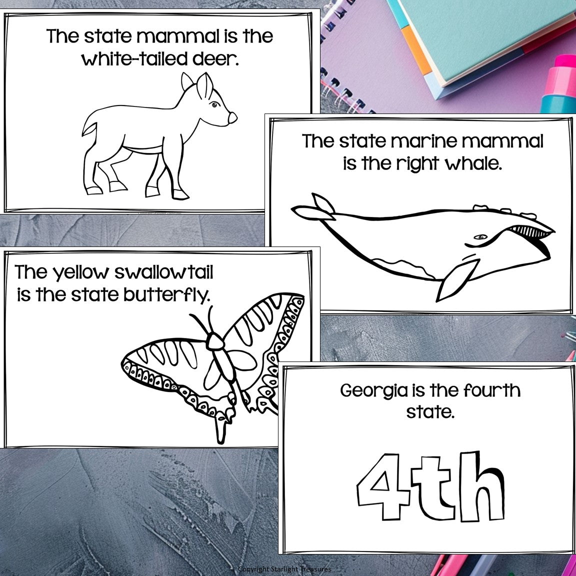 Georgia Mini Book for Early Readers - A State Study