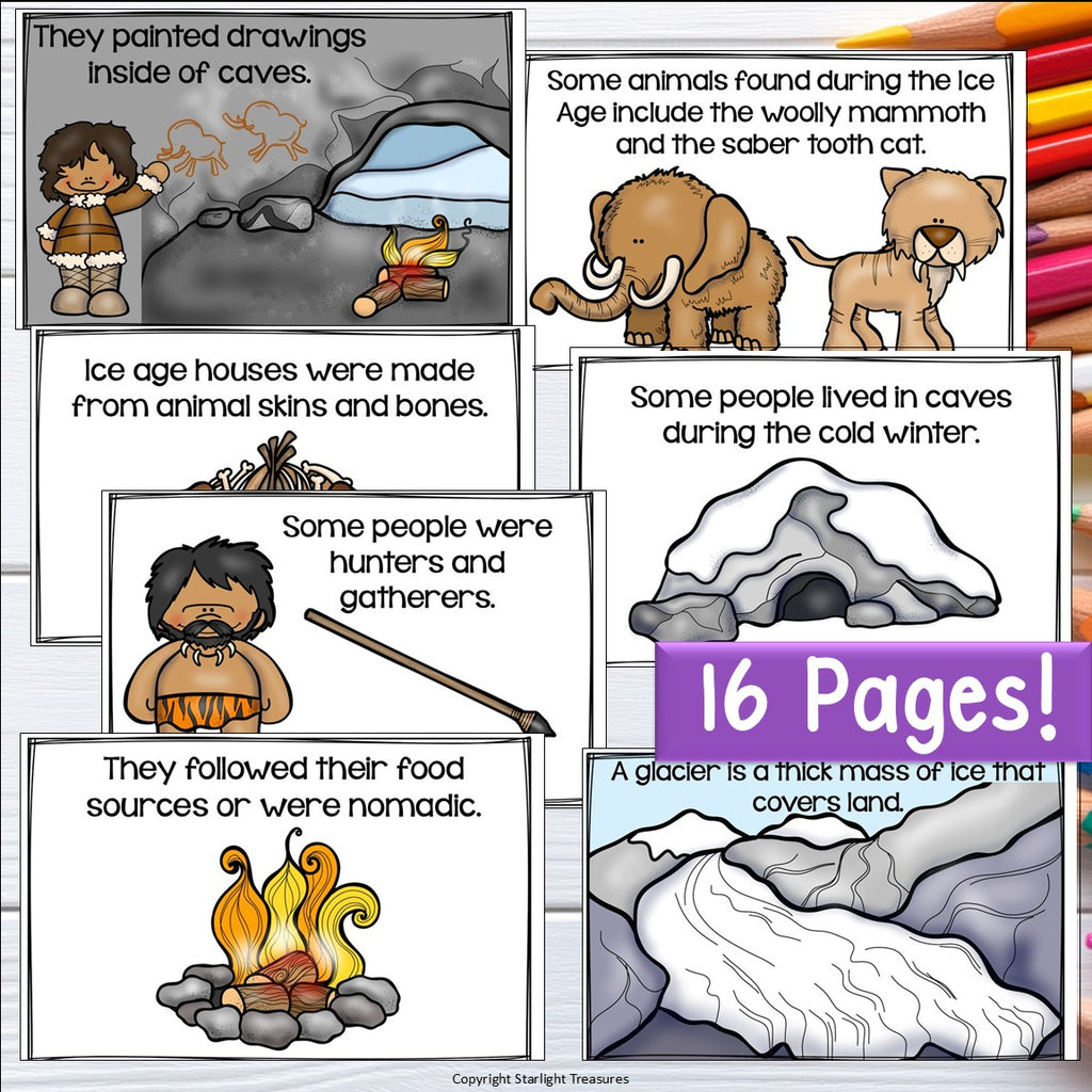 Ice Age Mini Book for Early Readers