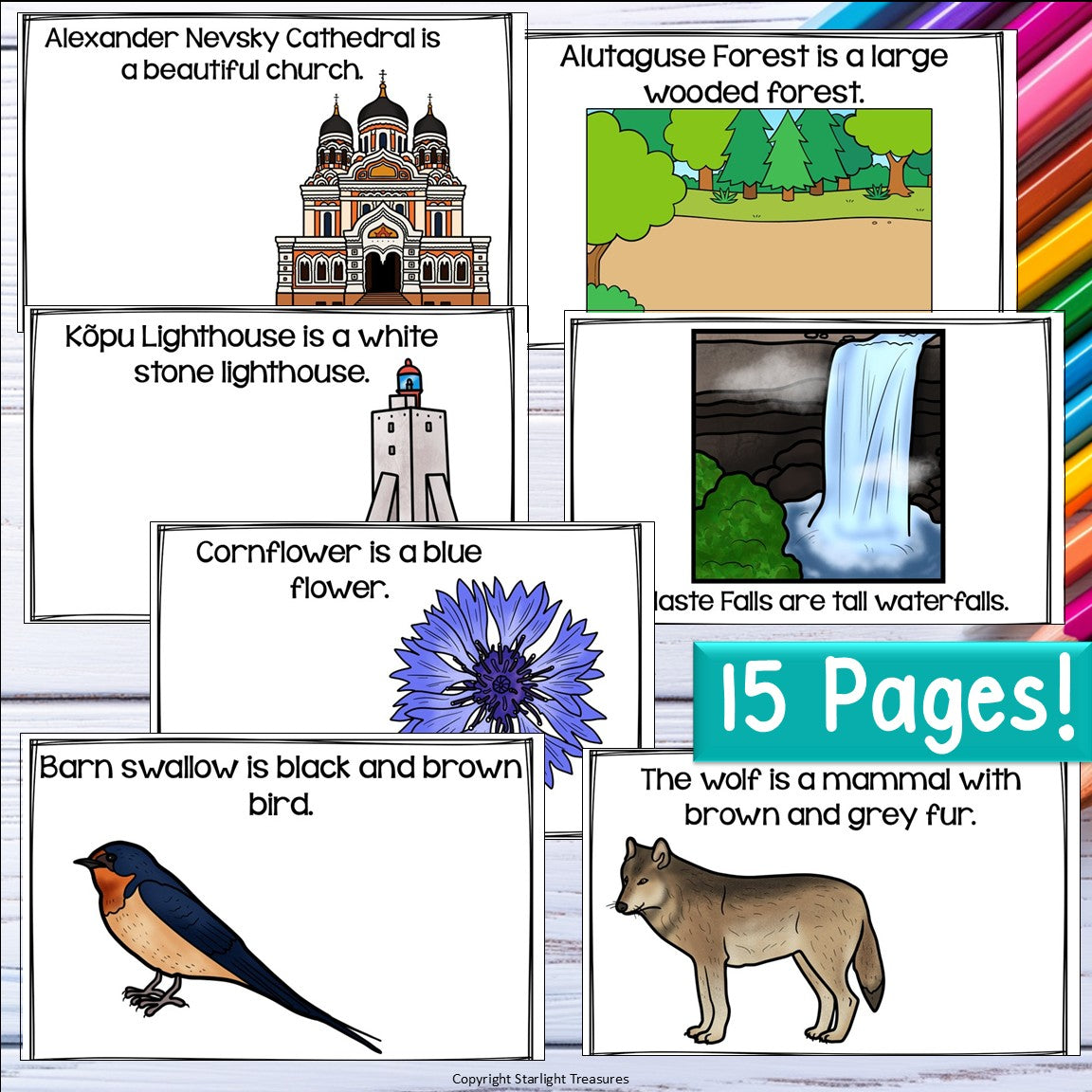 Estonia Mini Book for Early Readers - All About Estonia Country Study Unit