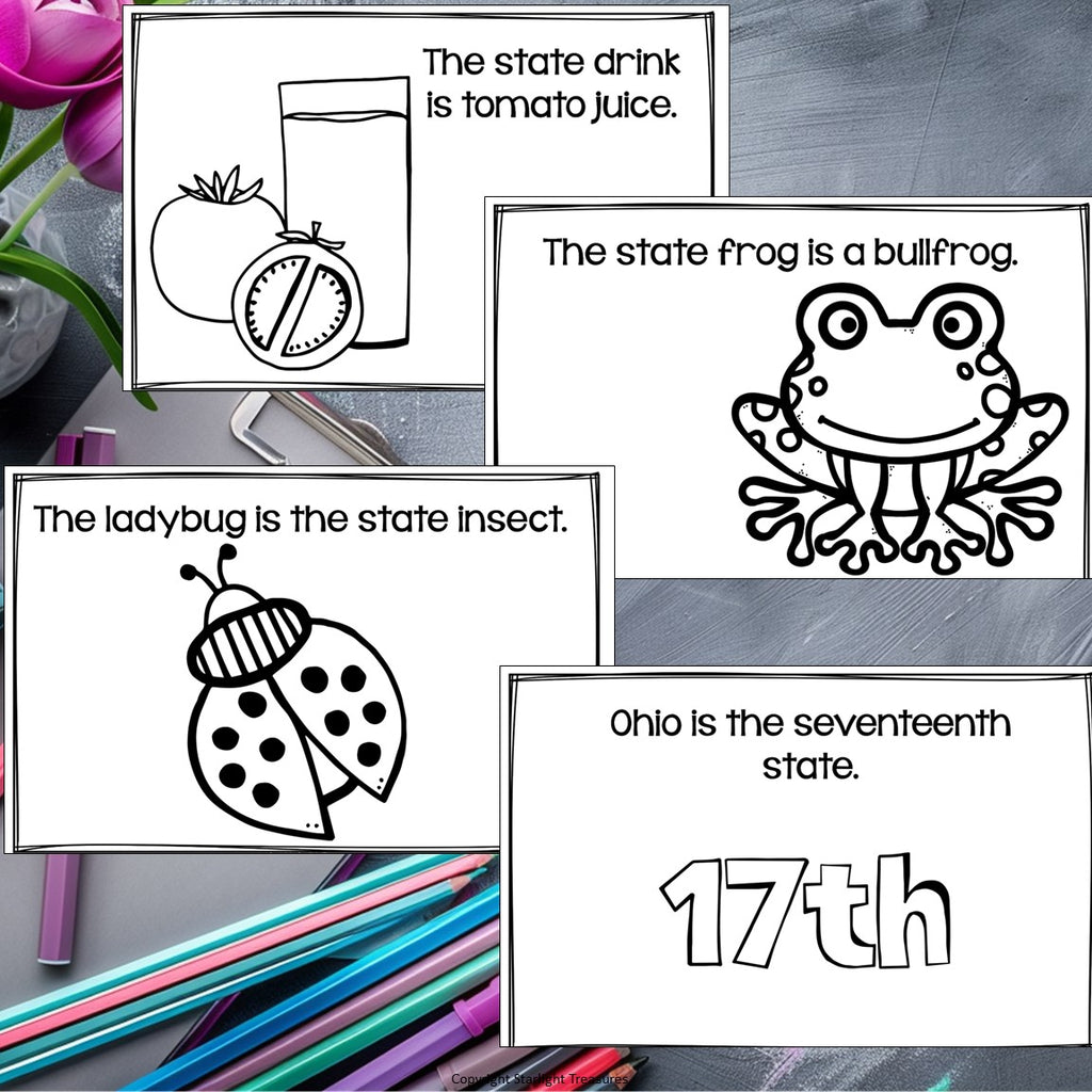 Ohio Mini Book for Early Readers - A State Study
