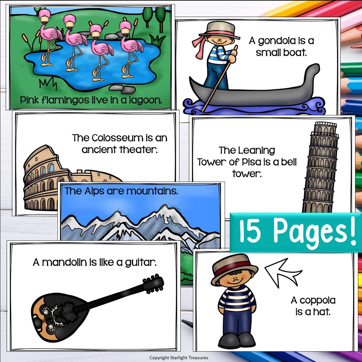 Italy Mini Book for Early Readers - A Country Study