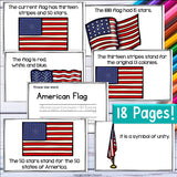 American Flag Mini Book for Early Readers: American Symbols