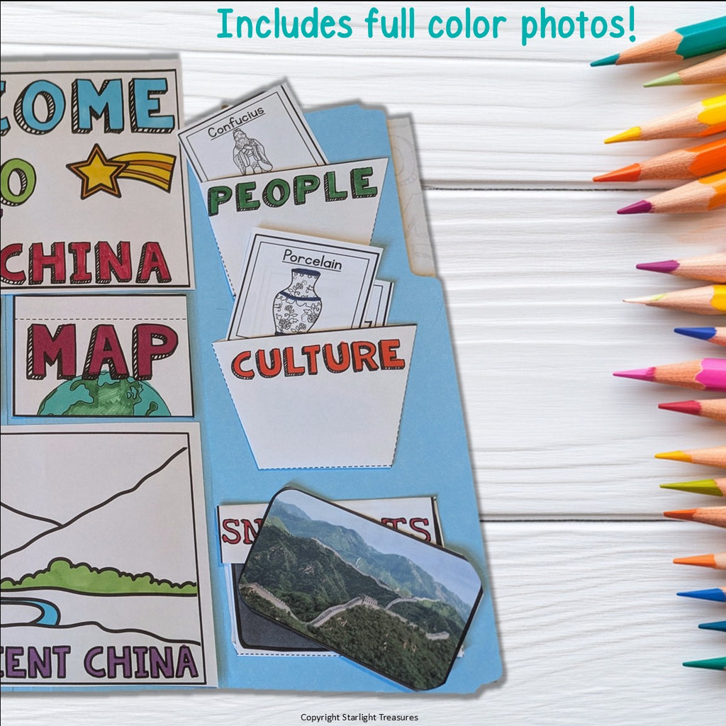 Ancient China Lapbook for Early Learners - Ancient Civilizations