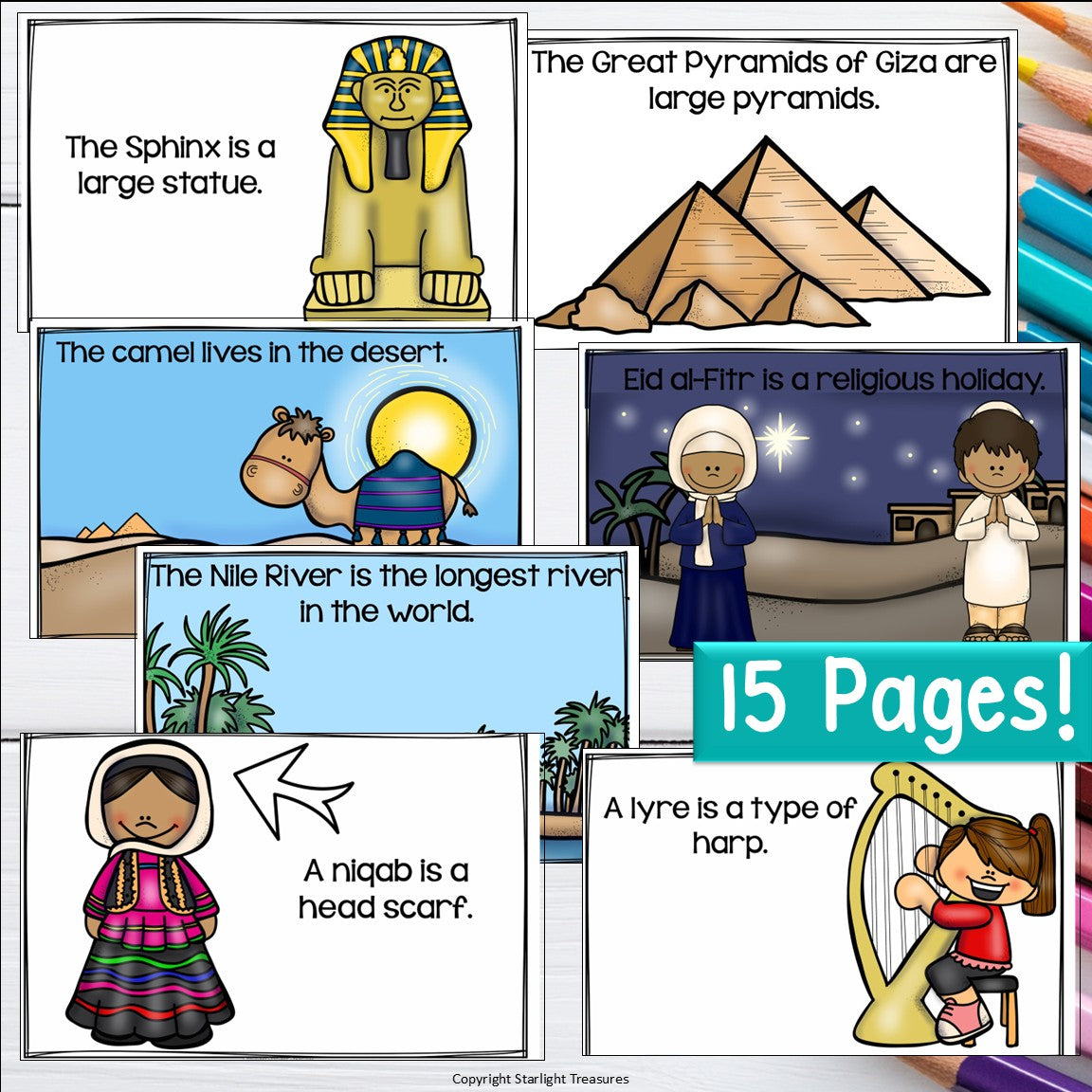 Egypt Mini Book for Early Readers - A Country Study