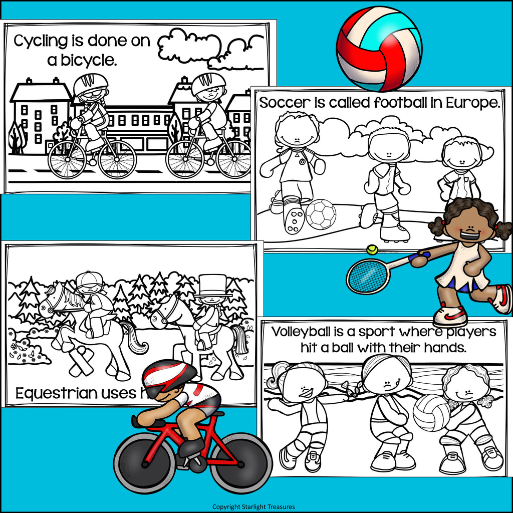 Summer Games 2024 Mini Book for Early Readers