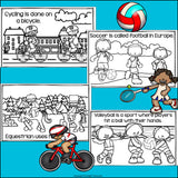 Summer Games 2024 Mini Book for Early Readers