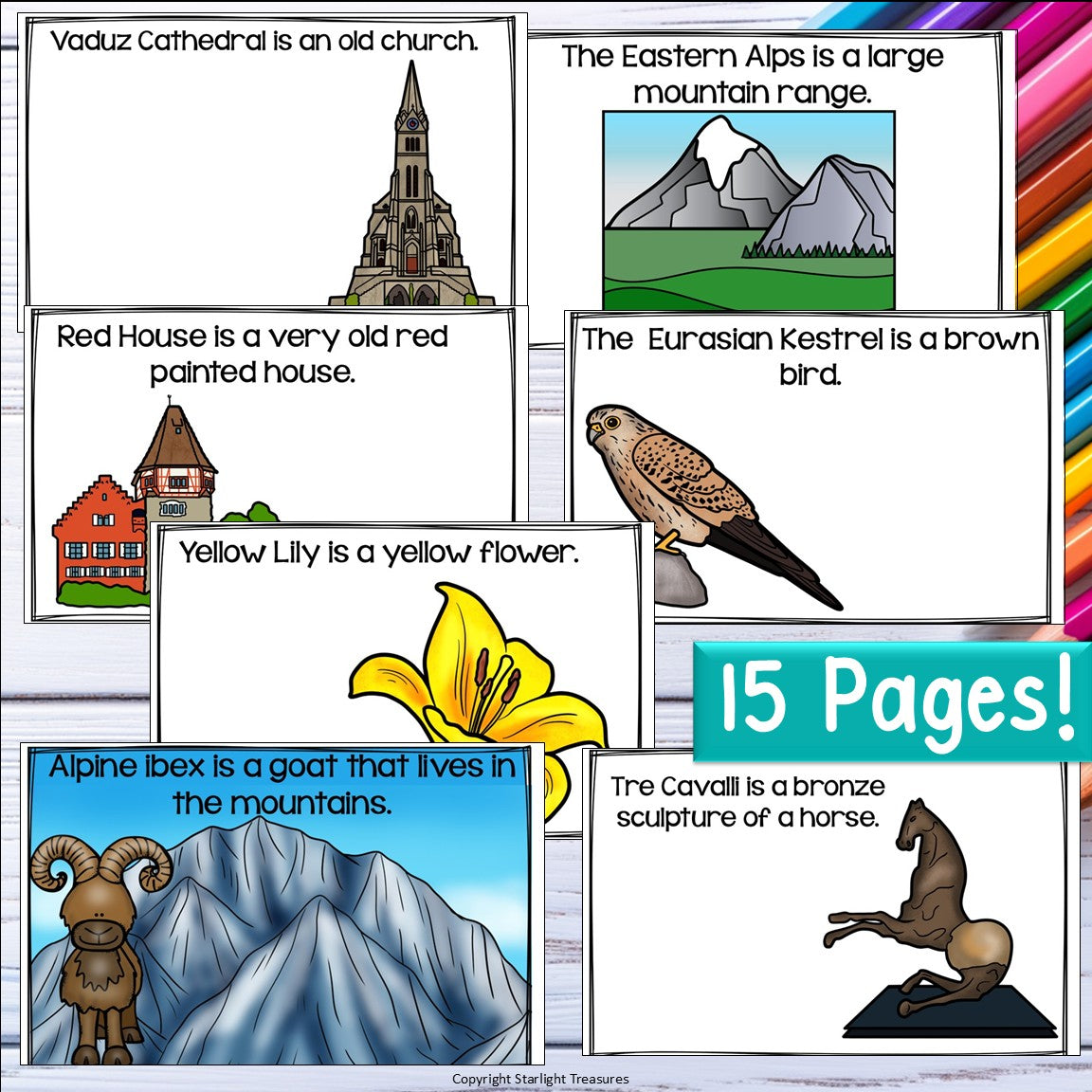 Liechtenstein Mini Book for Early Readers - All About Liechtenstein Country Unit