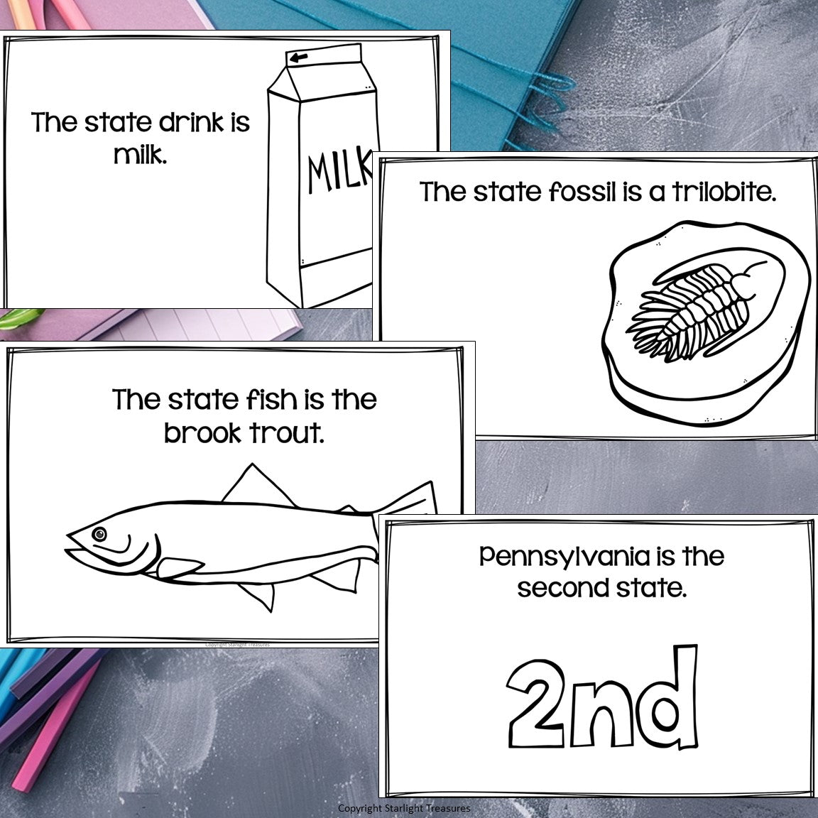 Pennsylvania Mini Book for Early Readers - A State Study
