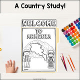 Armenia Lapbook for Early Learners - A Country Study