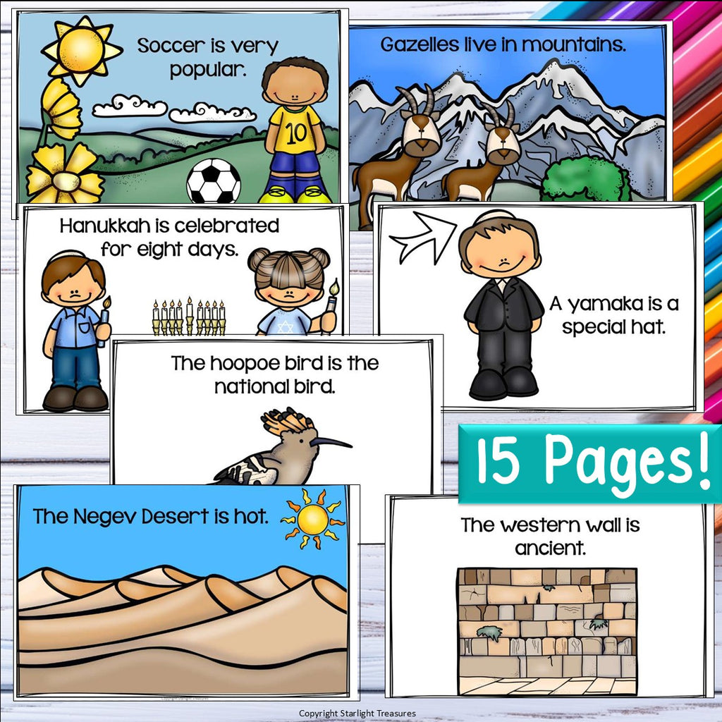 Israel Mini Book for Early Readers - A Country Study