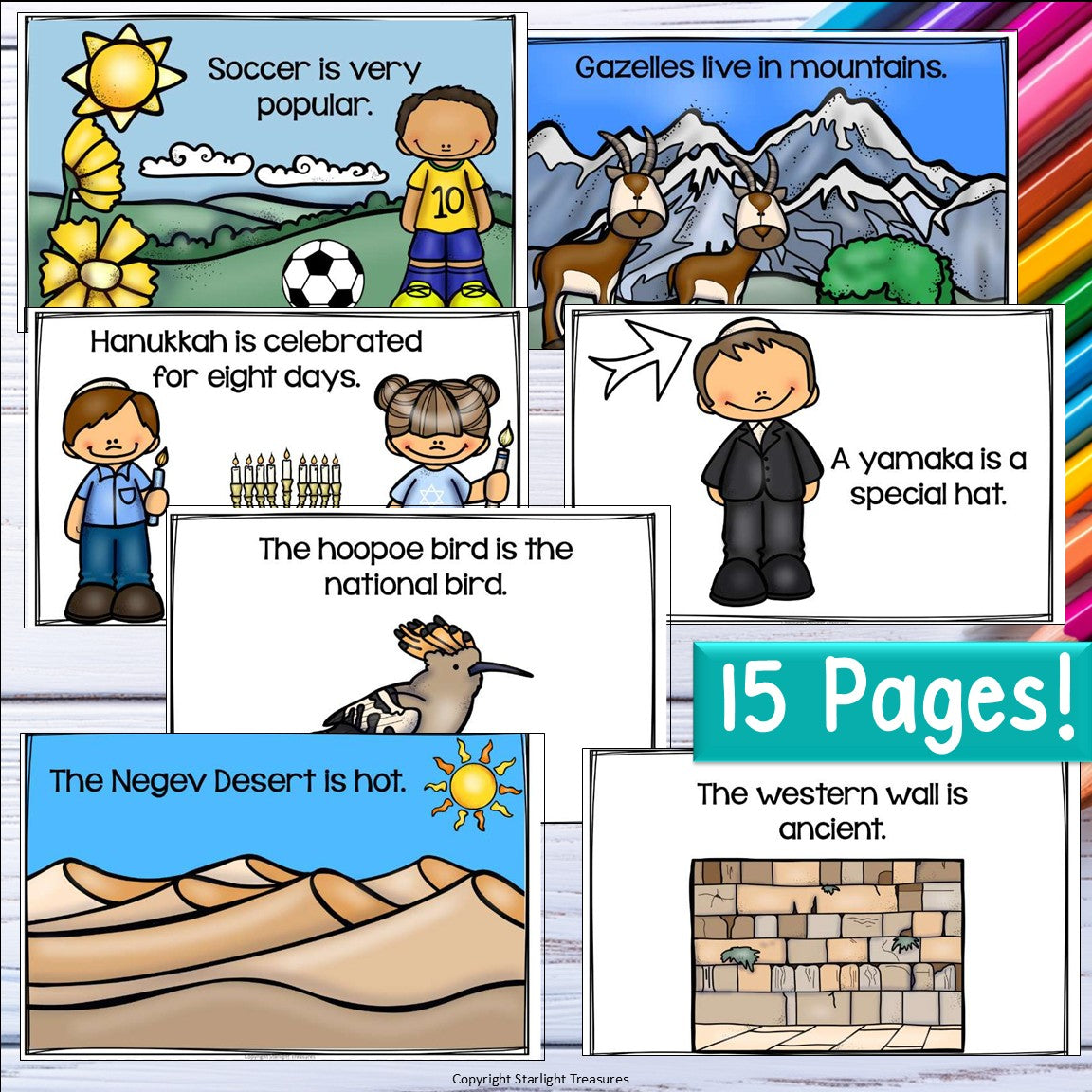 Israel Mini Book for Early Readers - A Country Study