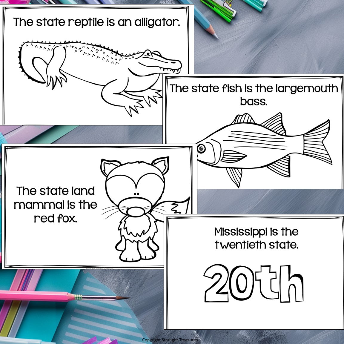 Mississippi Mini Book for Early Readers - A State Study