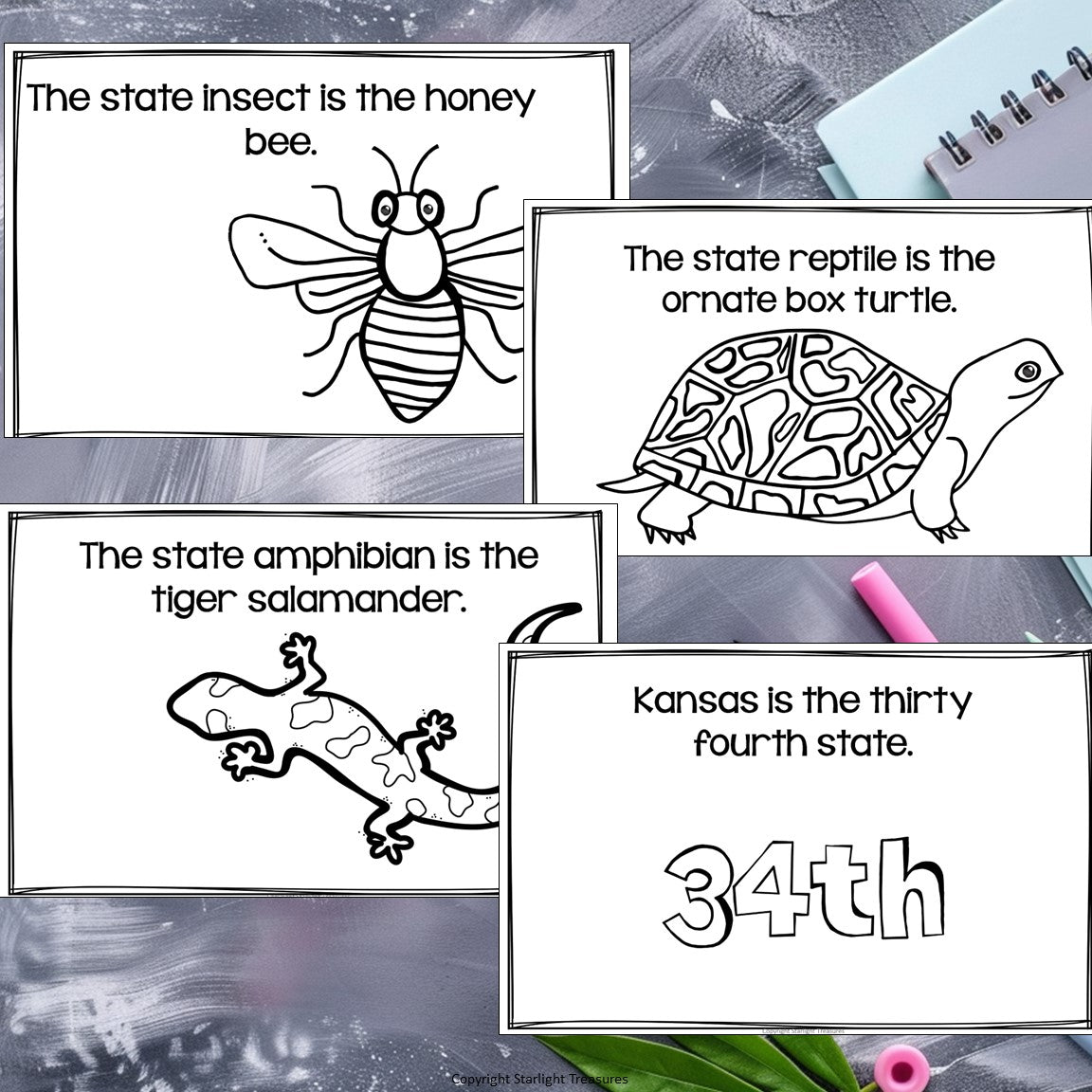 Kansas Mini Book for Early Readers - A State Study