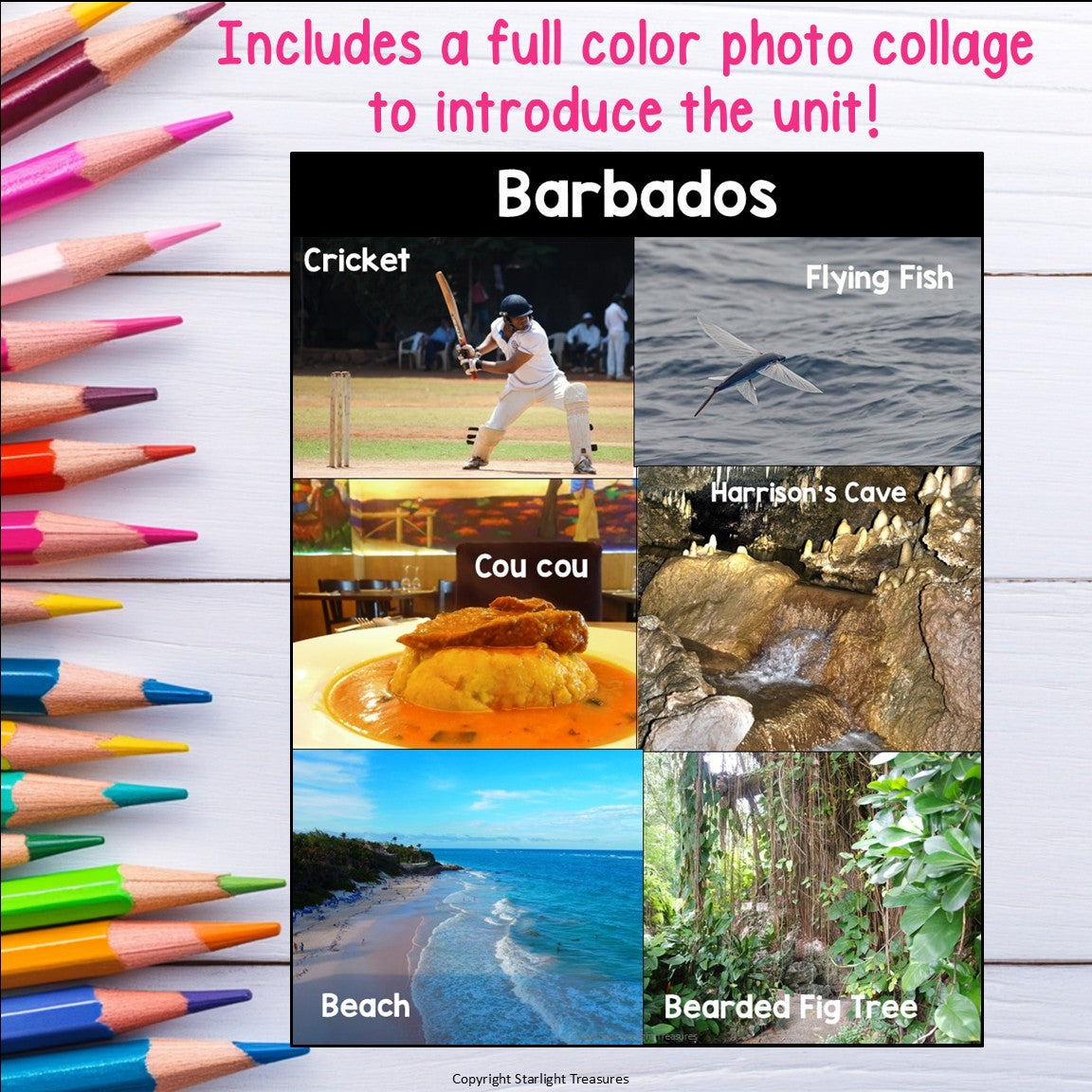 Barbados Mini Book for Early Readers - All About Barbados Country Study Activity