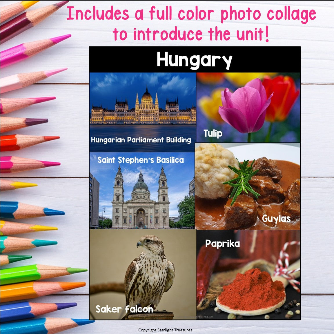 Hungary Mini Book for Early Readers - All About Hungary Country Study Unit