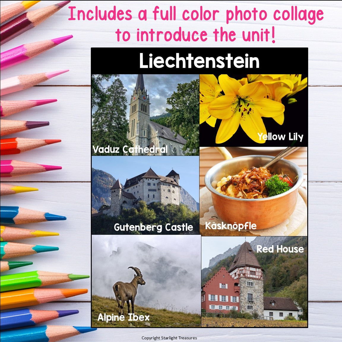 Liechtenstein Mini Book for Early Readers - All About Liechtenstein Country Unit