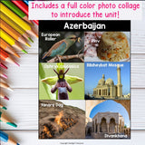 Azerbaijan Mini Book for Early Readers - A Country Study, Azerbaijan Country