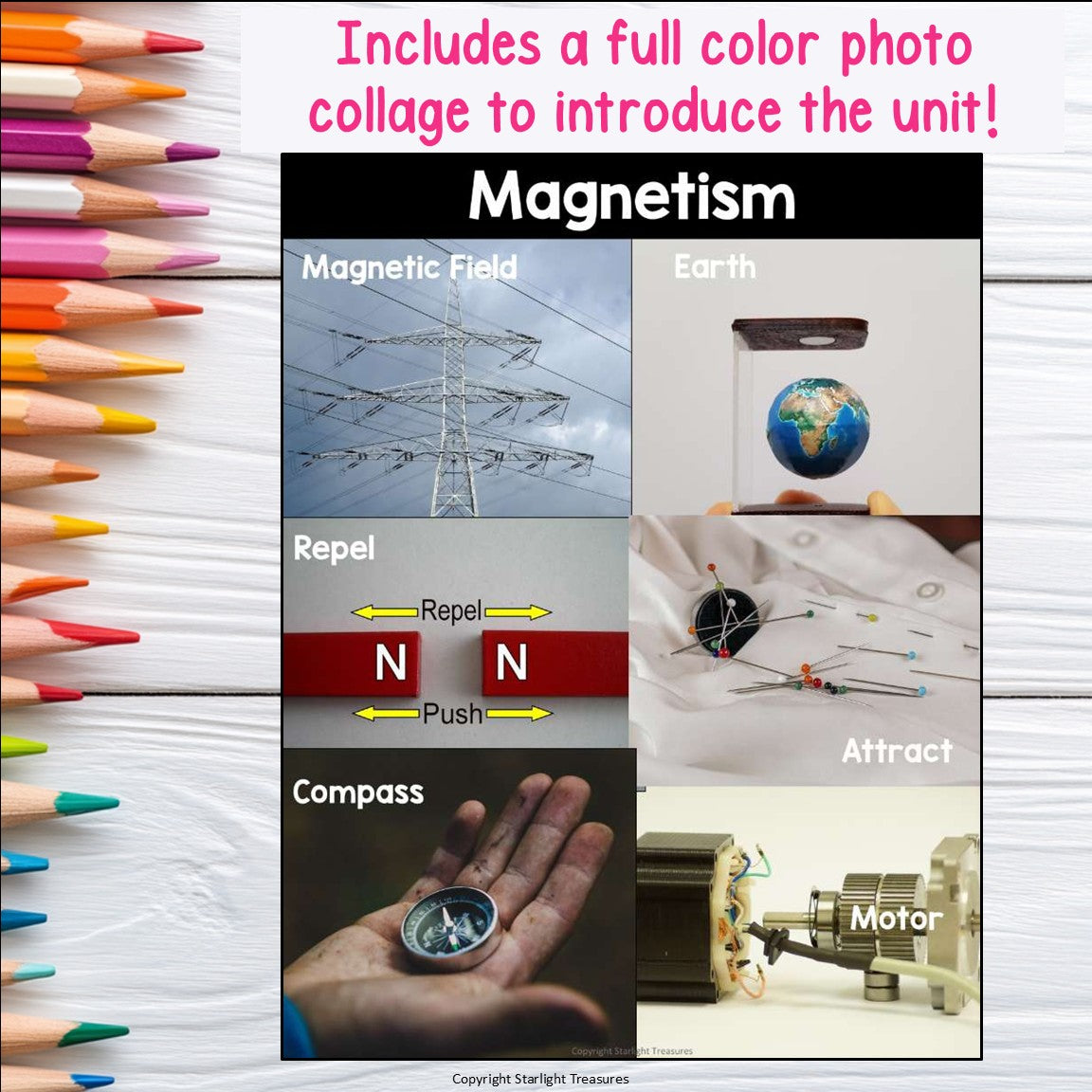 Magnetism Mini Book for Early Readers: Physical Science, Magnets