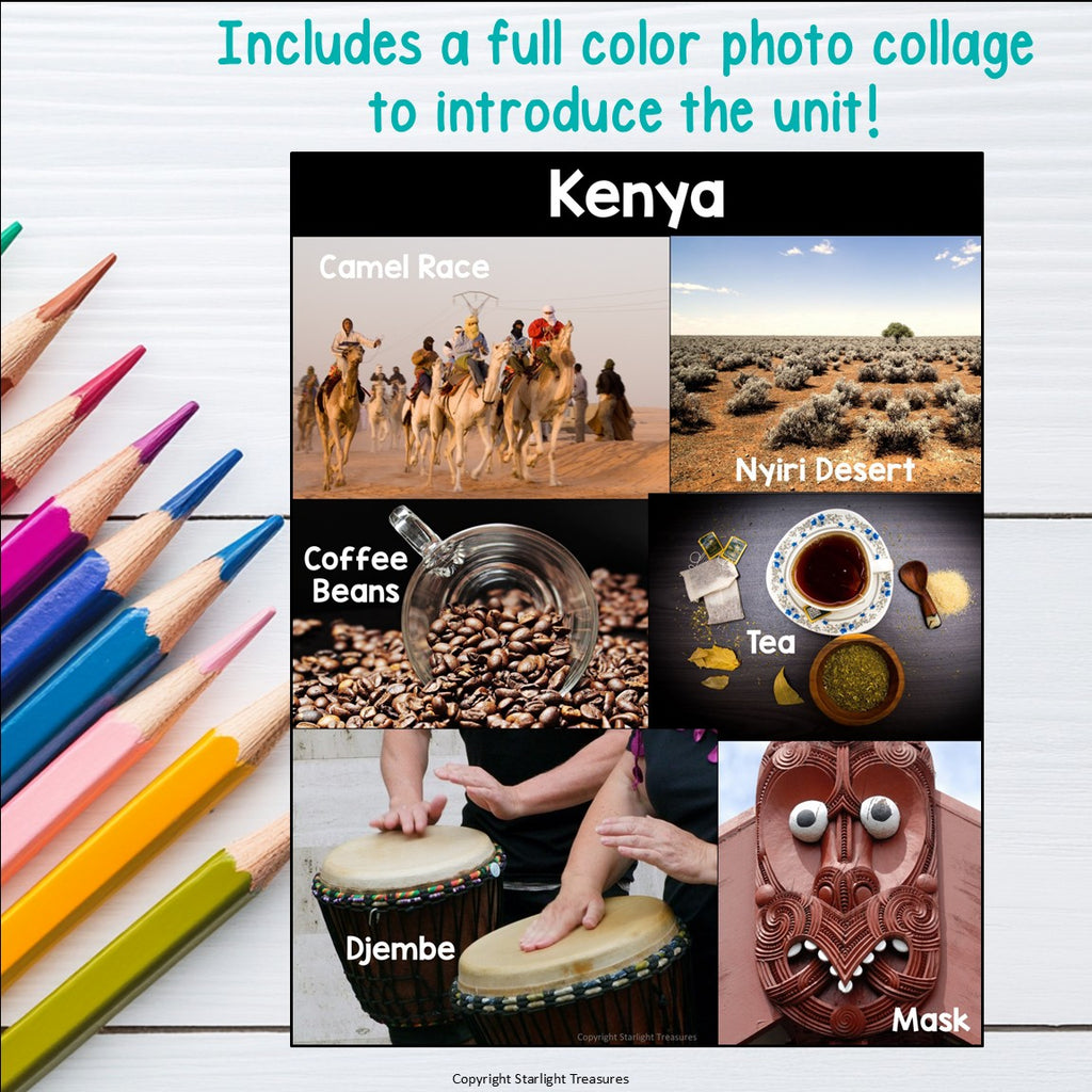 Kenya Mini Book for Early Readers - A Country Study