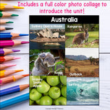 Australia Mini Book for Early Readers - A Country Study