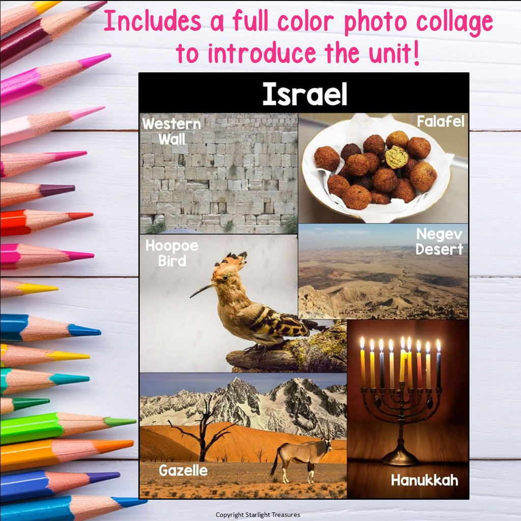 Israel Mini Book for Early Readers - A Country Study