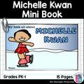 Michelle Kwan Mini Book for Early Readers: Asian/Pacific Islander Heritage Month